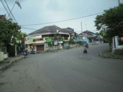 Blok M atau Belokan Miring sebagai pintu masuk menuju Kampung Jagal yang sekarang bernama Kampung Barangbang